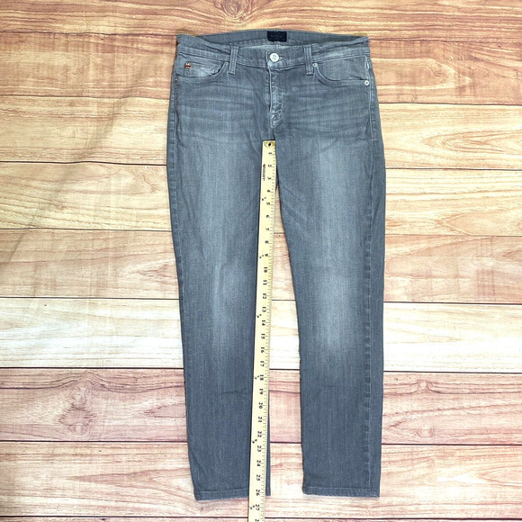 Hudson Womens Krista Super Skinny Jeans Size‎ 28 Grey Stretch Low Rise - Picture 3 of 8